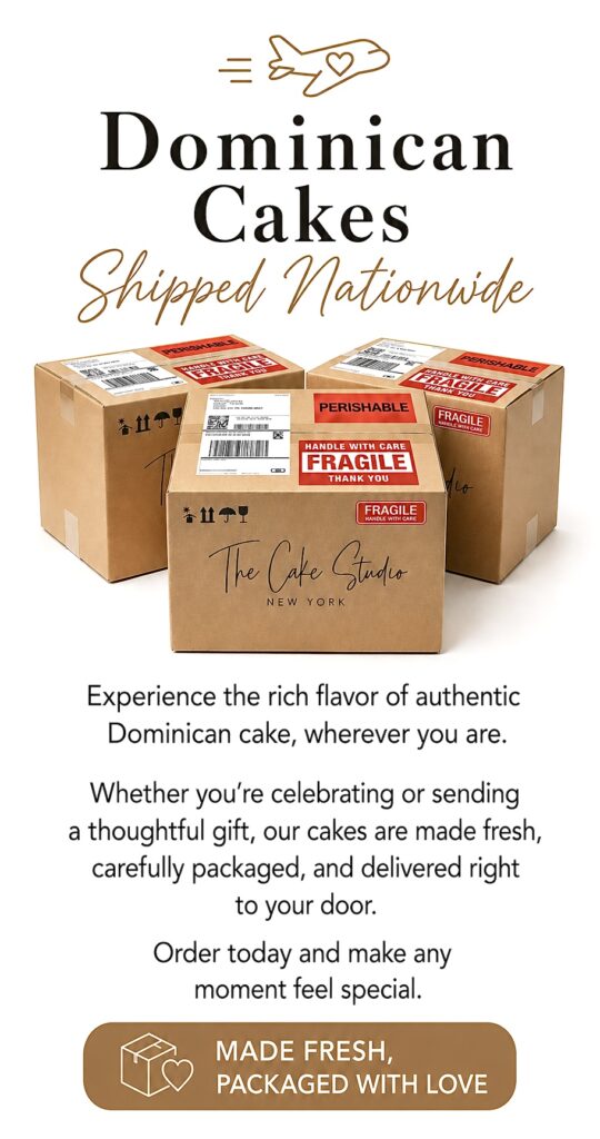 Dominican Cake for shipping. Bizcocho Dominicano para envios. Suspiro Dominicano
