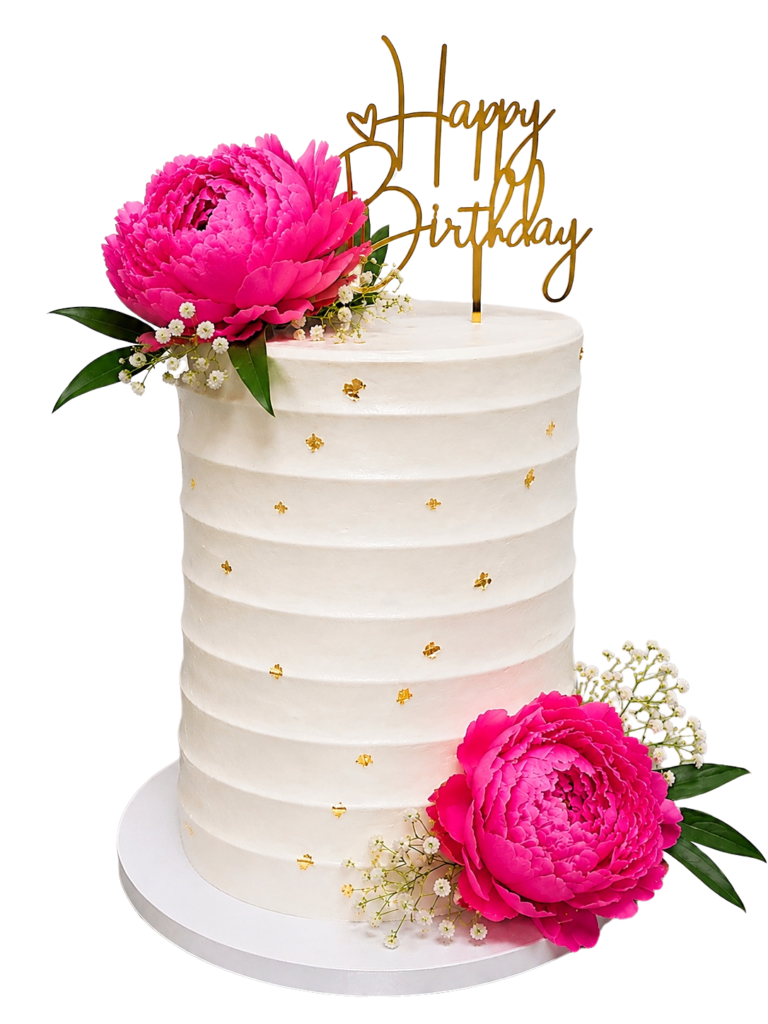 Dominican Cake Pink Roses by The Cake Studio NY