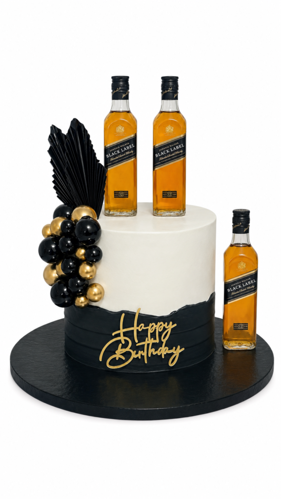 Dominican Cake with Bottles by The Cake Studio NY