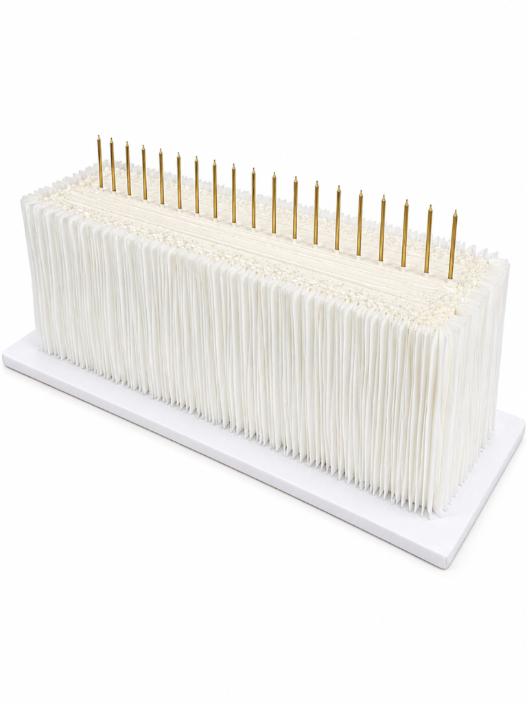 Long Wedding Cake Dominican Cake by The Cake Studio NY