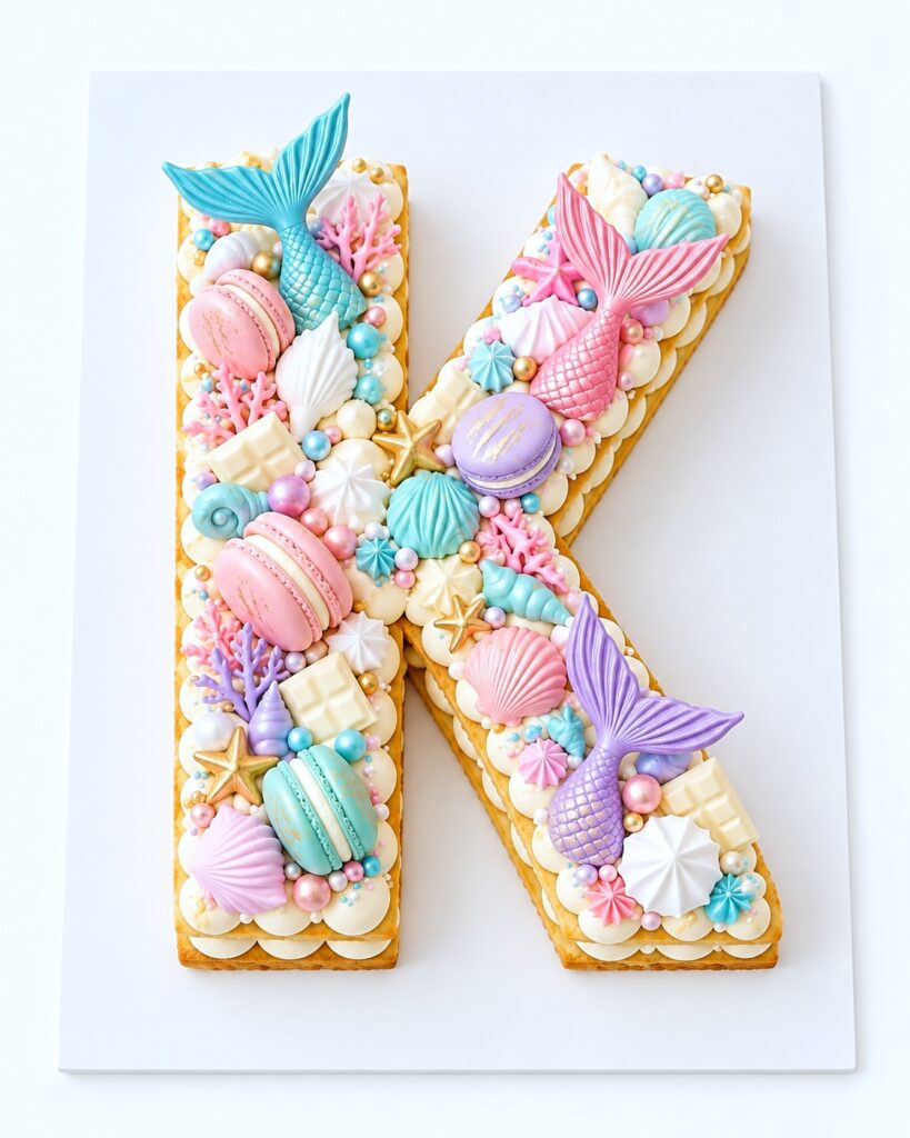 Letter K Cookie Cut-Out by The Cake Studio NY