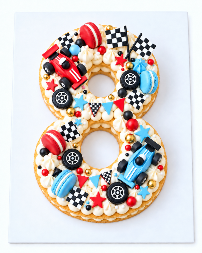 Number 8 Cookie Cut-Out by The Cake Studio NY