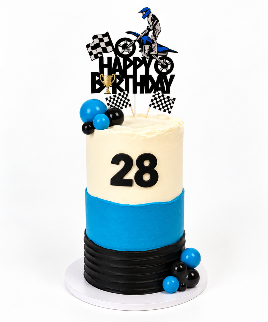 Biker Theme Birthday Cake - The Cake Studio NY