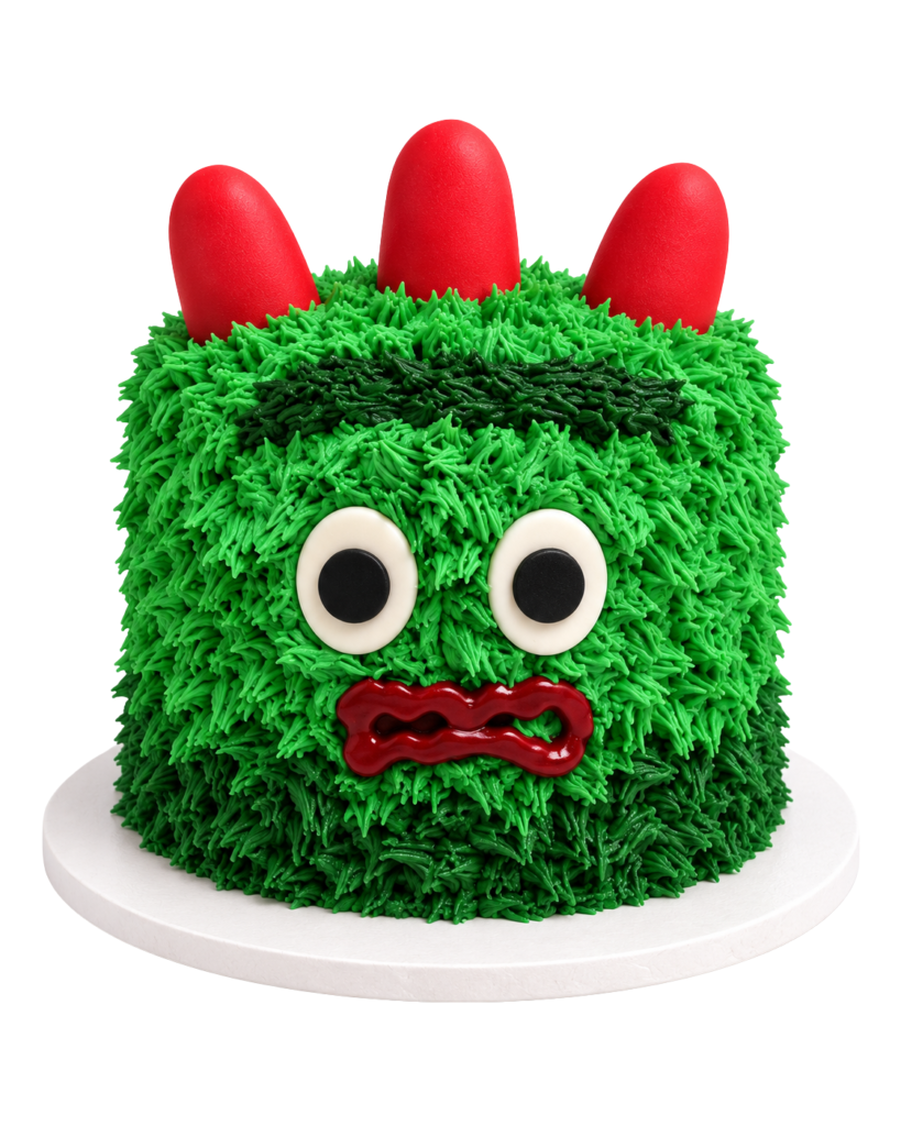 Brobee Character Birthday Cake White Background - The Cake Studio NY