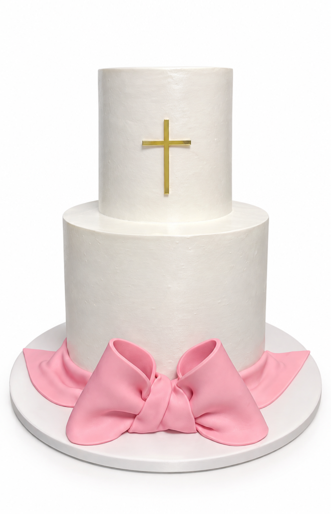 Dominican Baptism Cake - The Cake Studio NY